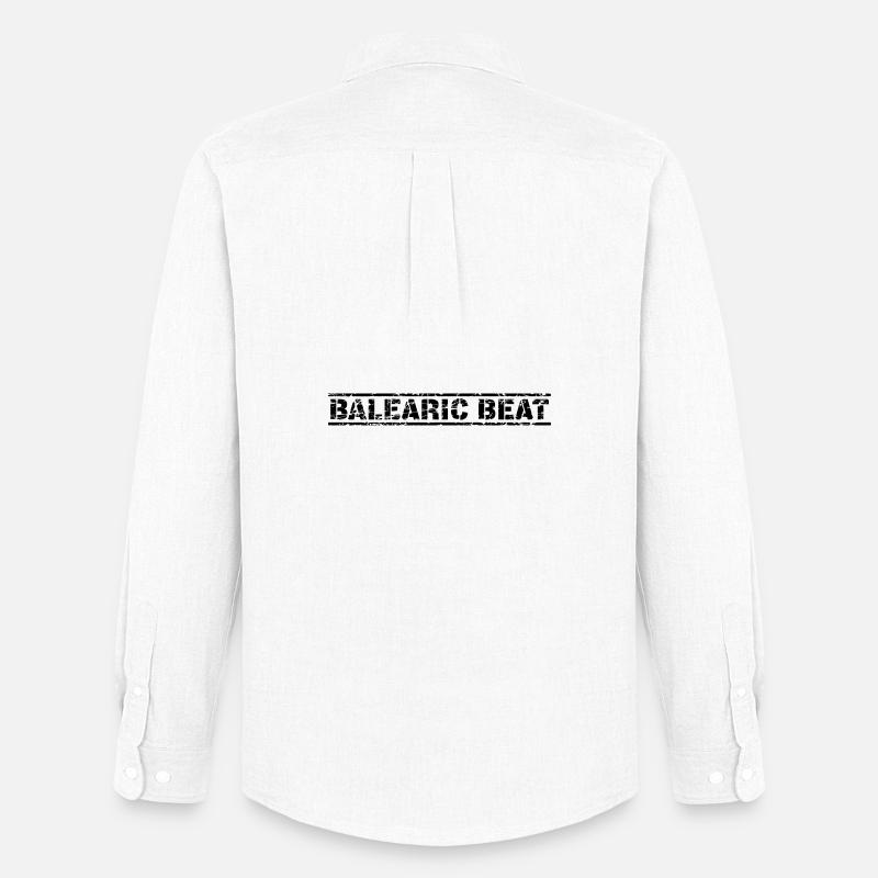 Balearic Beat - Männer Oxford Hemd von Stanley/Stella - Weiß