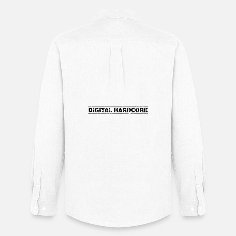Digital Hardcore - Männer Oxford Hemd von Stanley/Stella - Weiß