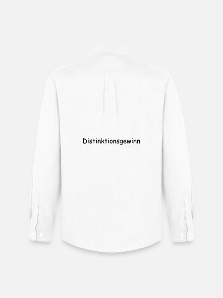 Distinktionsgewinn - Männer Oxford Hemd von Stanley/Stella - Weiß