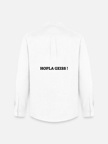Hopla Geiss! - Men's Oxford Shirt by Stanley/Stella - white