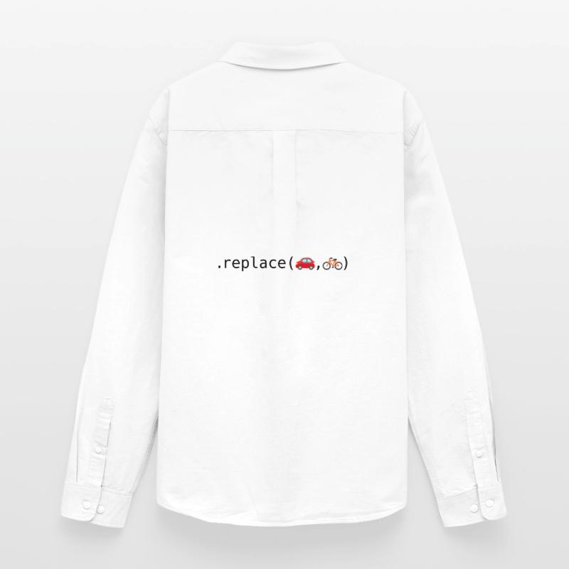 Replace cars with bikes; Python edition Men's Oxford Shirt by Stanley/Stella