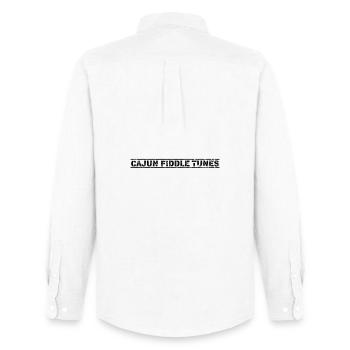 Canjun Fiddle Tunes - Chemise Oxford homme Stanley/Stella - blanc - Dos - AI Model Male 185 dark (185cm)