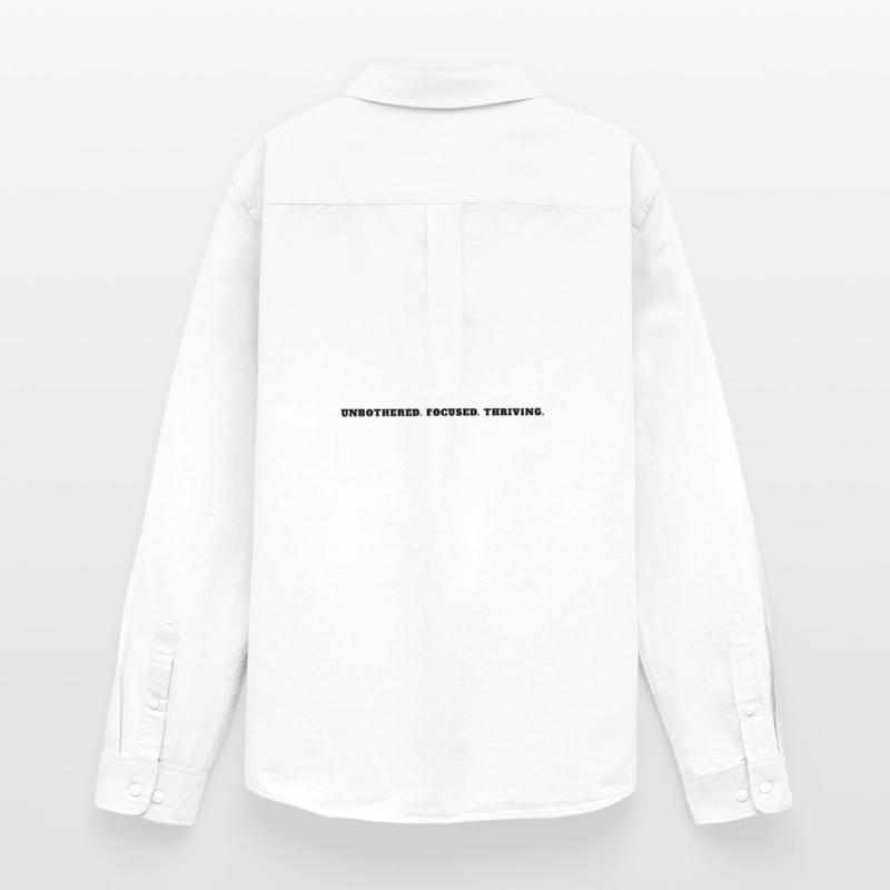 Unbothered Focused Thriving Bold Mindset Tee Männer Oxford Hemd von Stanley/Stella