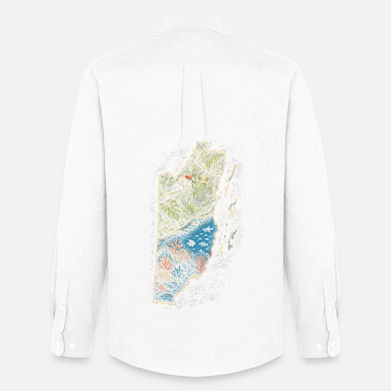 Belize Belizean Root - Men's Oxford Shirt by Stanley/Stella - white