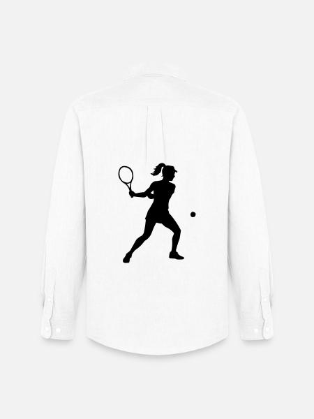 Tennis player - Men's Oxford Shirt by Stanley/Stella - white