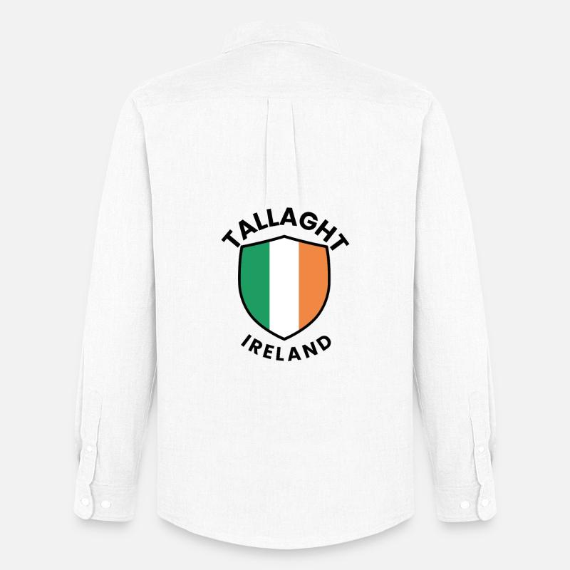 Tallaght Irish Shield - Männer Oxford Hemd von Stanley/Stella - Weiß