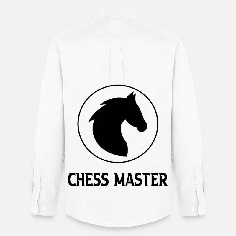 Chess - Männer Oxford Hemd von Stanley/Stella - Weiß