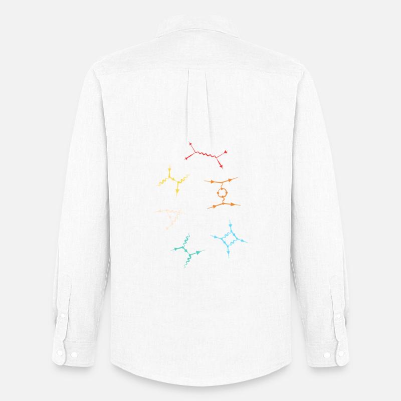 Quantum Physics Quantum Physics Quantum Leap - Men's Oxford Shirt by Stanley/Stella - white