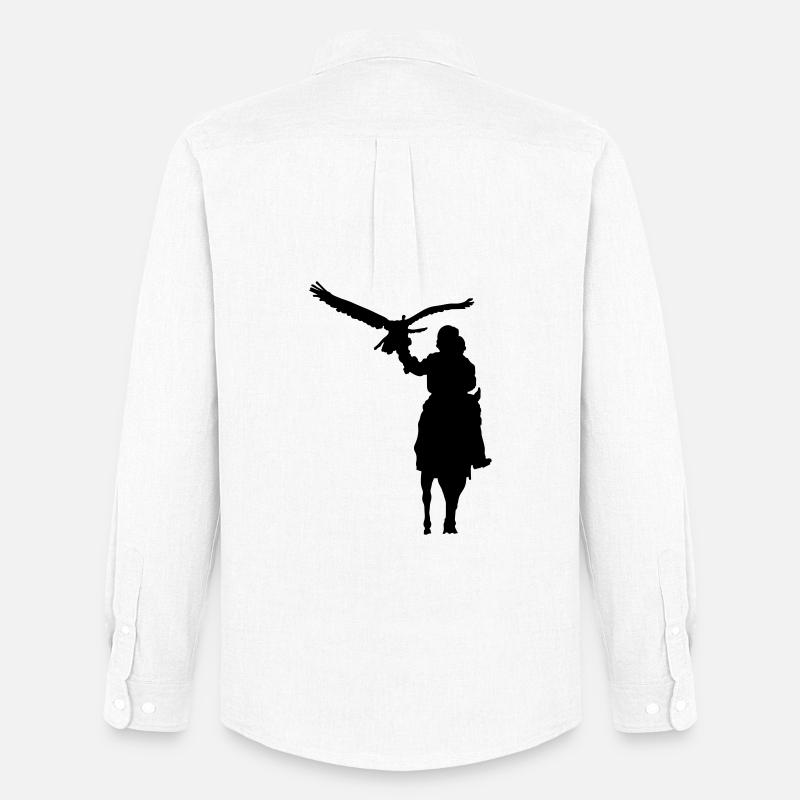 Jäger - Männer Oxford Hemd von Stanley/Stella - Weiß