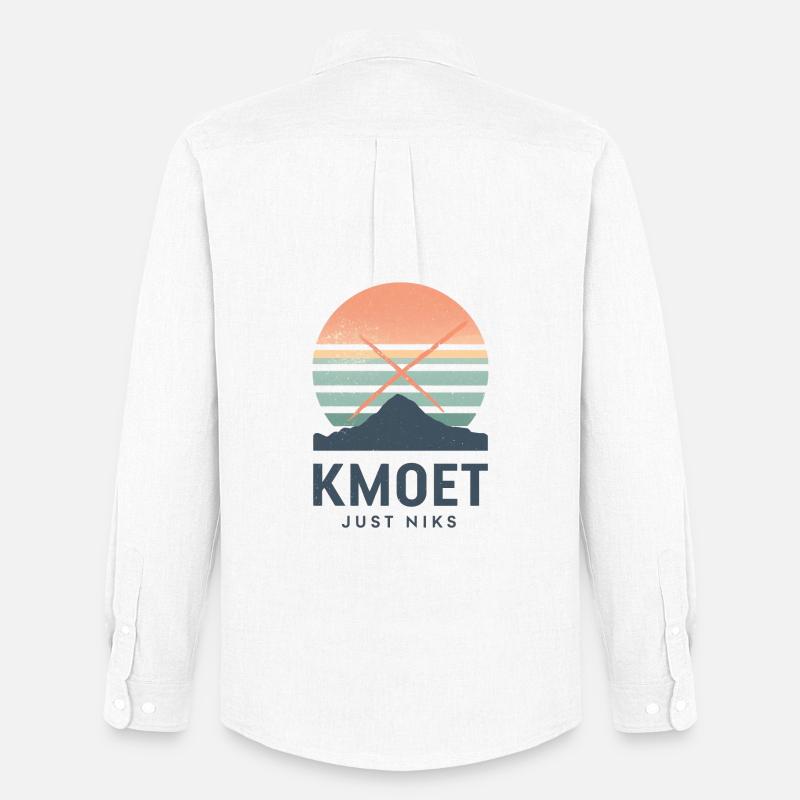 Kmoet just nothing, Antwerp dialect Shirts - Men's Oxford Shirt by Stanley/Stella - white