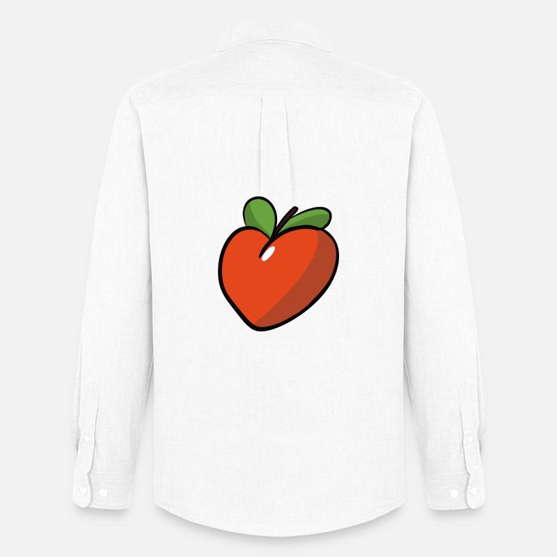 Peche_coeur - Männer Oxford Hemd von Stanley/Stella - Weiß