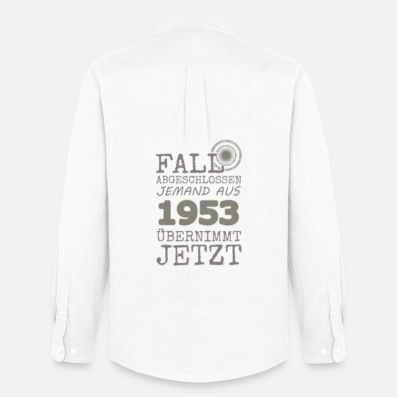 1953 - Männer Oxford Hemd von Stanley/Stella - Weiß