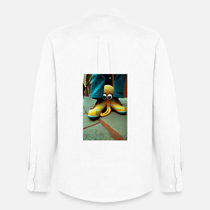 Anthropomorph 03 - Männer Oxford Hemd von Stanley/Stella - Weiß