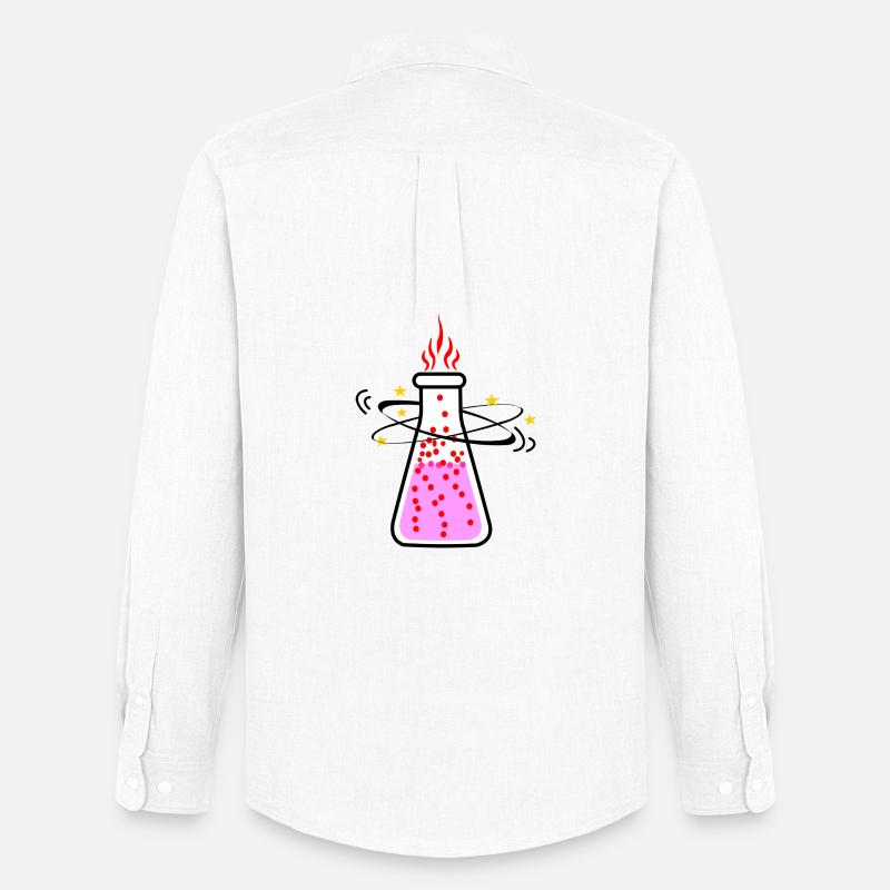 Gift oder Zaubertrank - Männer Oxford Hemd von Stanley/Stella - Weiß