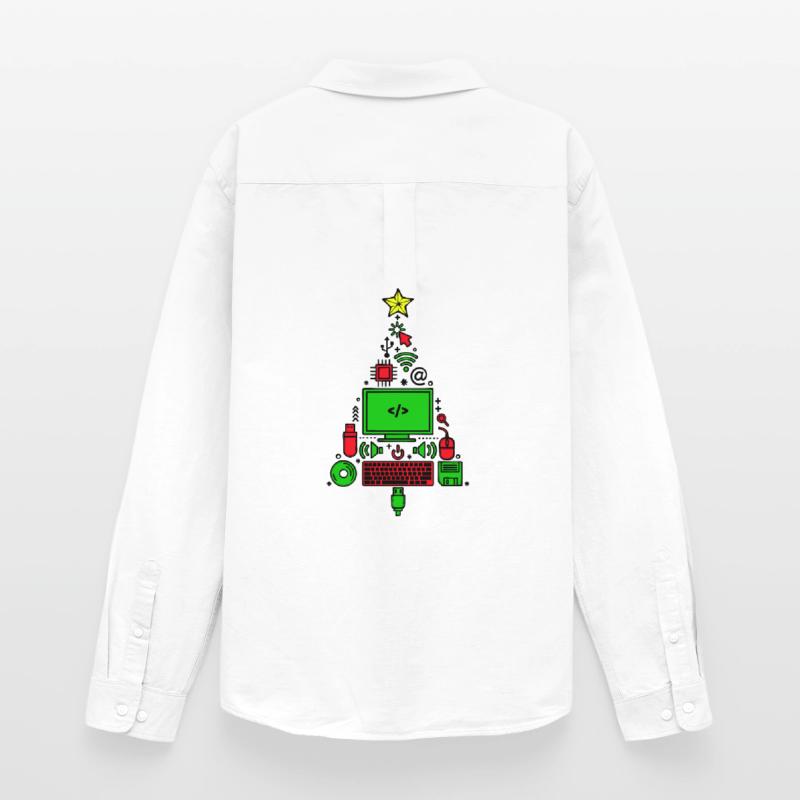 Code Computer Code Debug Skripting Programmierer Männer Oxford Hemd von Stanley/Stella