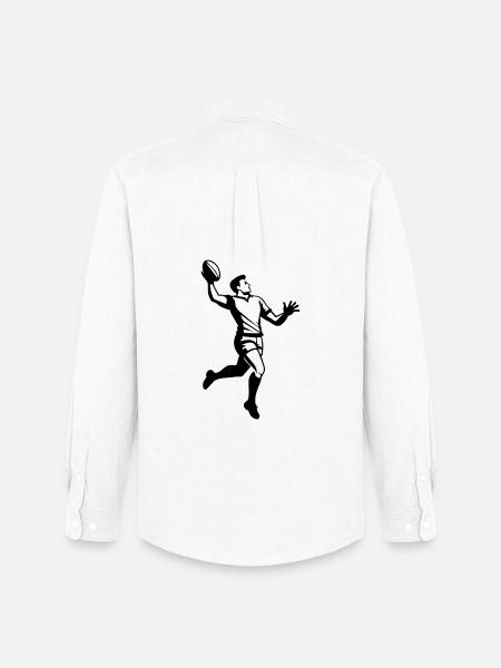 Rugby - Chemise Oxford homme Stanley/Stella - blanc