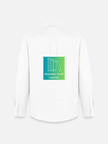 Reading is my cardio - Men's Oxford Shirt by Stanley/Stella - white