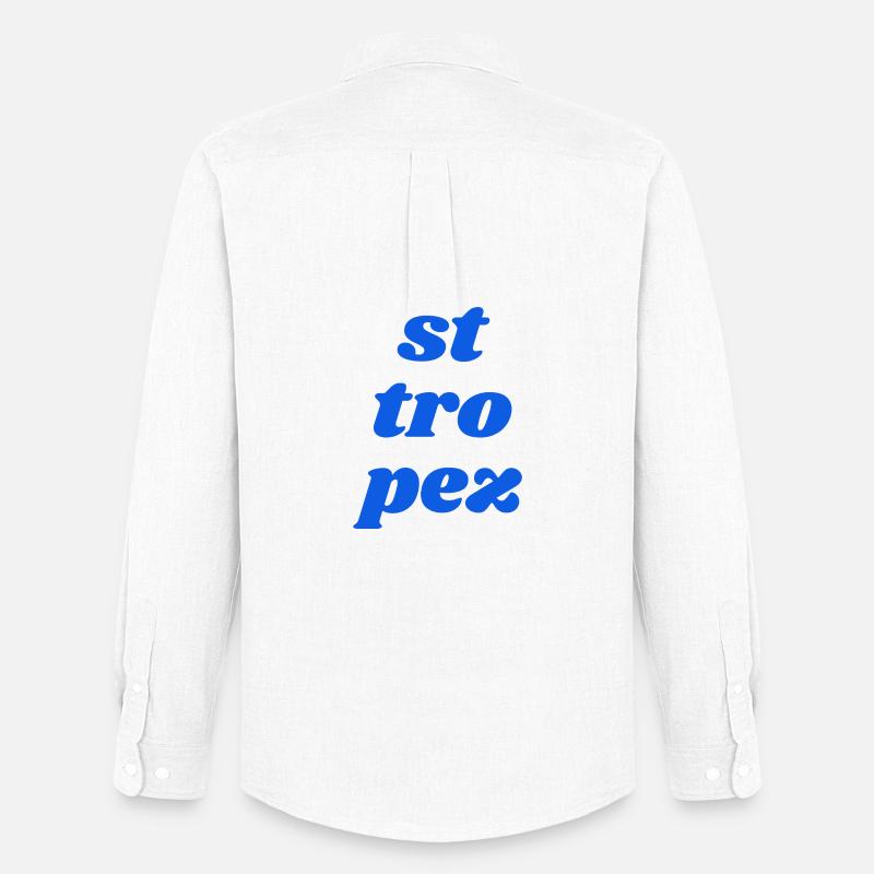 st tro pez - Männer Oxford Hemd von Stanley/Stella - Weiß
