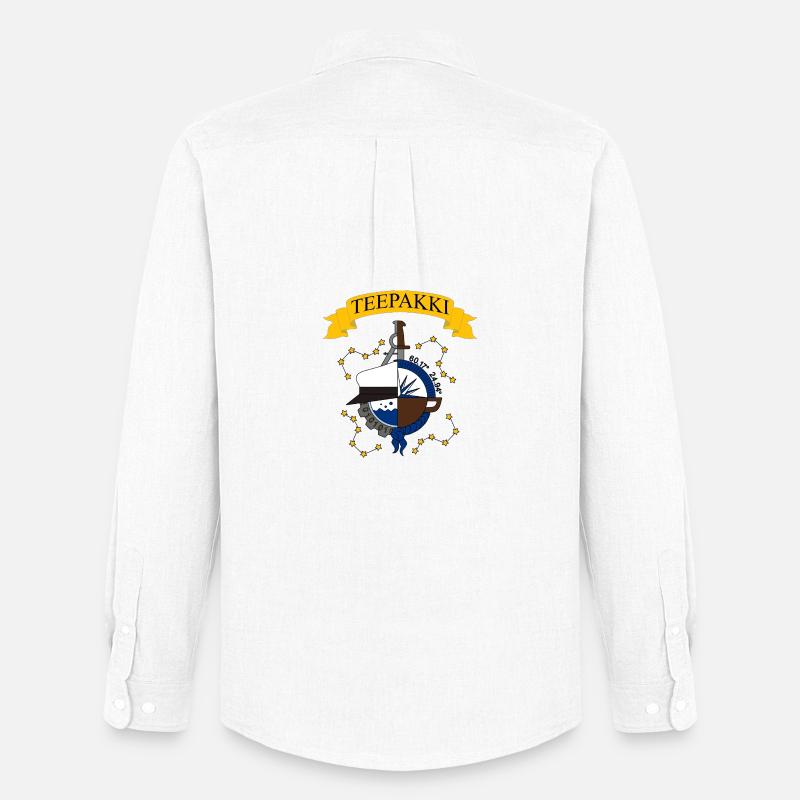 Teebeutel - Männer Oxford Hemd von Stanley/Stella - Weiß