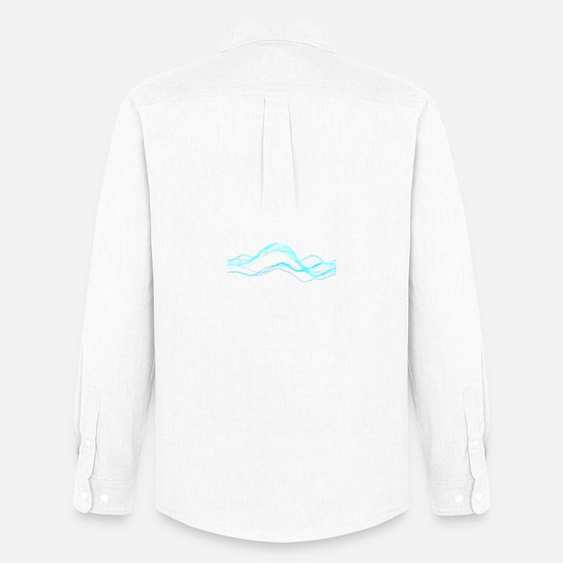 Data Overload - Männer Oxford Hemd von Stanley/Stella - Weiß