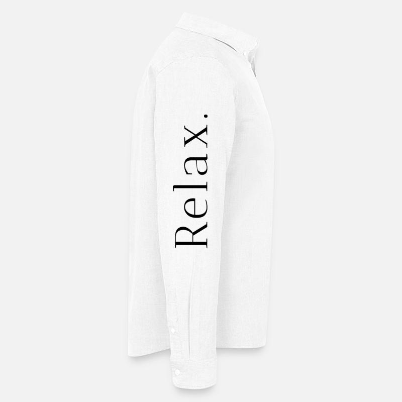 relax - Männer Oxford Hemd von Stanley/Stella - Weiß