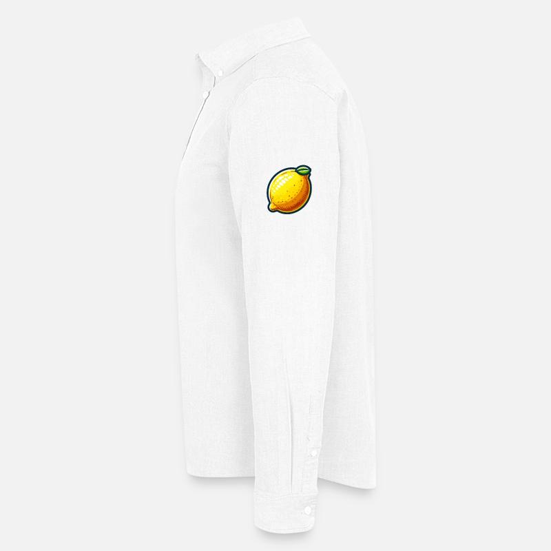 Citron Joyful Cartoon Jaune Chemise Oxford homme Stanley/Stella