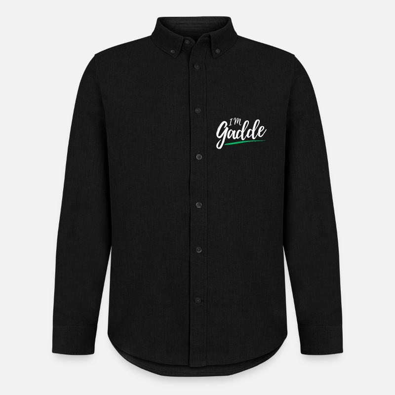 Im Gadde – Logo Hell - Chemise Oxford homme Stanley/Stella - noir
