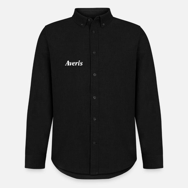 Averis Pullover  - Männer Oxford Hemd von Stanley/Stella - Schwarz