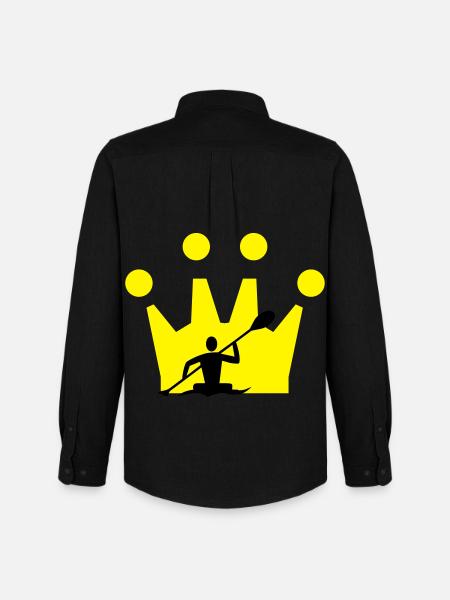 Canoe Crown - Men's Oxford Shirt by Stanley/Stella - black