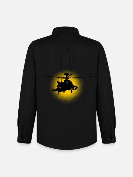 Apache - Men's Oxford Shirt by Stanley/Stella - black
