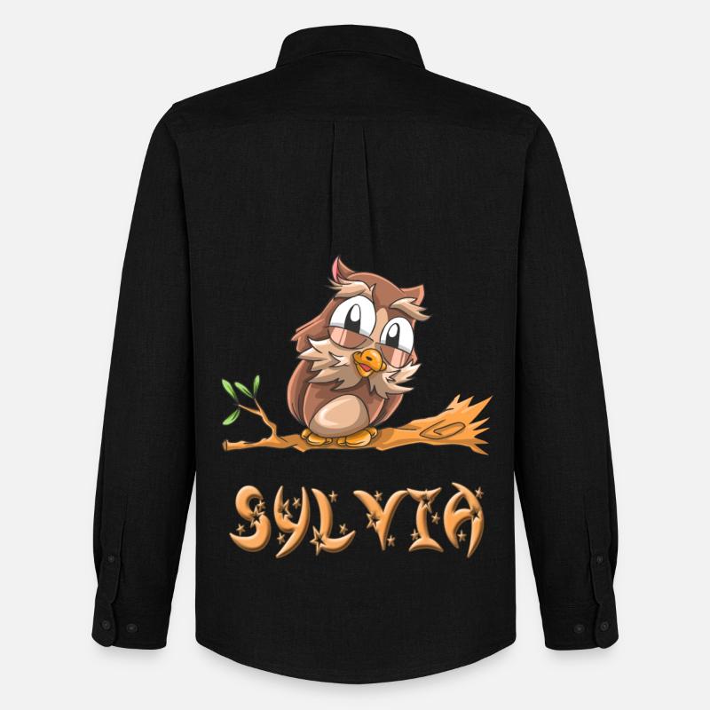 Eule Sylvia - Männer Oxford Hemd von Stanley/Stella - Schwarz