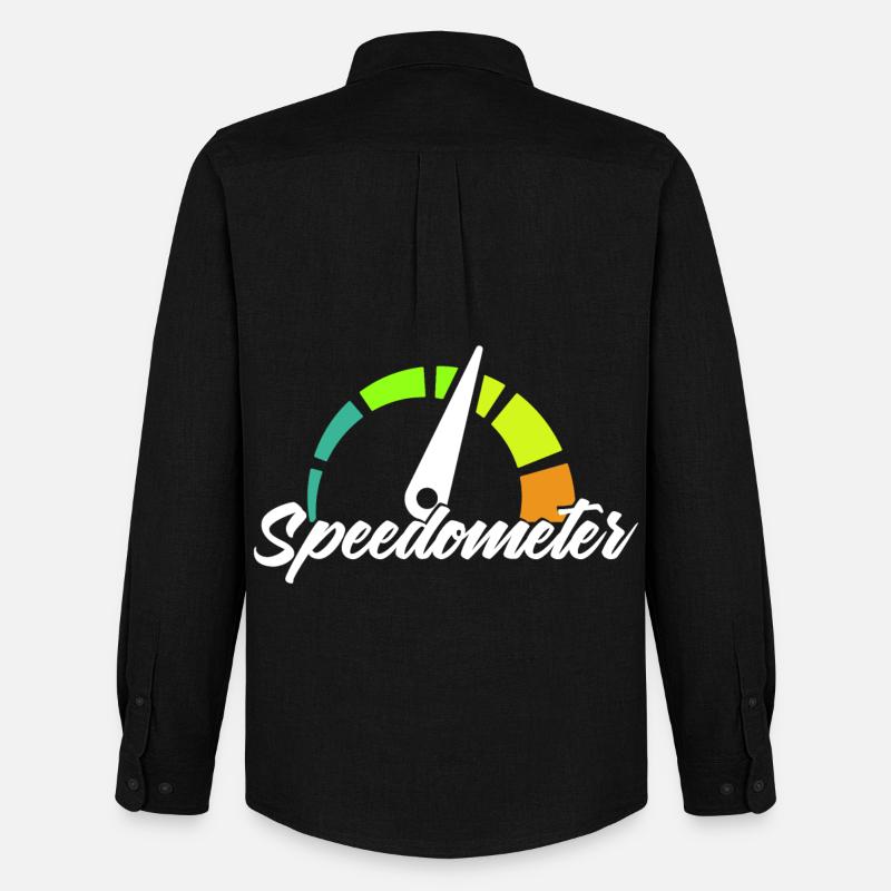Speedometer - Männer Oxford Hemd von Stanley/Stella - Schwarz