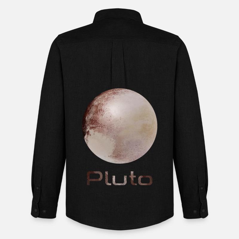 Pluto - Männer Oxford Hemd von Stanley/Stella - Schwarz