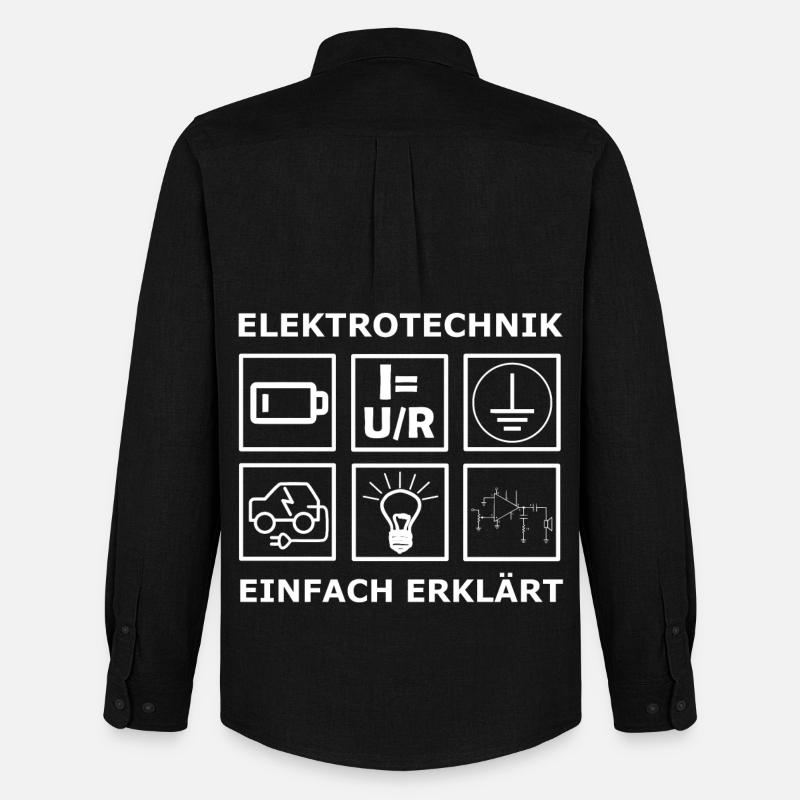 Elektrotechnik Ingenieur Studium - Männer Oxford Hemd von Stanley/Stella - Schwarz