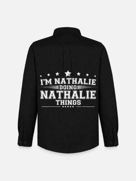 Nathalie - Men's Oxford Shirt by Stanley/Stella - black