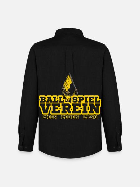 Dortmund Fußball Fan - Männer Oxford Hemd von Stanley/Stella - Schwarz