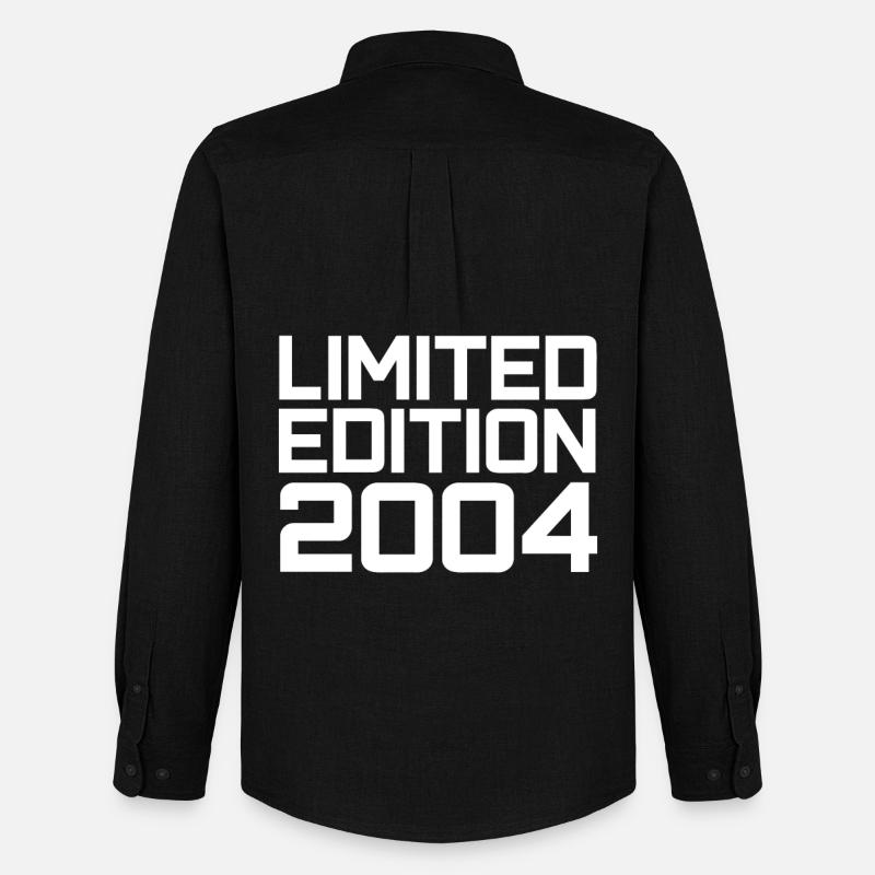 Limited Edition 2004 - Männer Oxford Hemd von Stanley/Stella - Schwarz