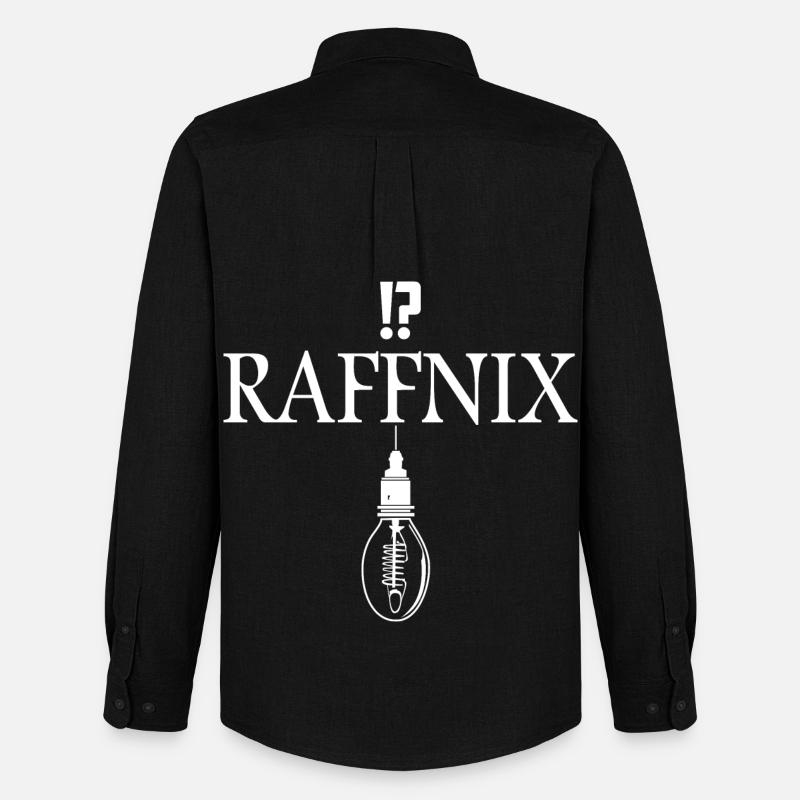 Raffnix Nerd - Männer Oxford Hemd von Stanley/Stella - Schwarz