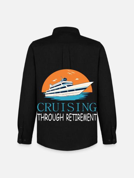 Cruise through retirement - Men's Oxford Shirt by Stanley/Stella - black