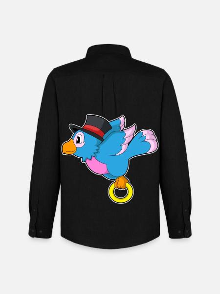 Parrot Groom Wedding Ring Wedding - Men's Oxford Shirt by Stanley/Stella - black