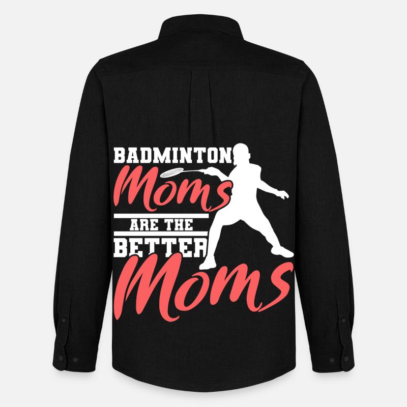Badminton Mama - Männer Oxford Hemd von Stanley/Stella - Schwarz
