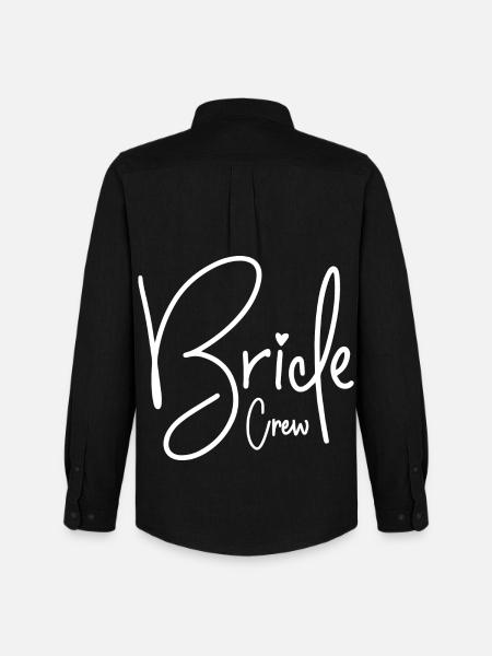 Bride Crew - Men's Oxford Shirt by Stanley/Stella - black