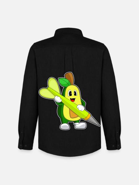 Avocado Dart Dartpfeil - Men's Oxford Shirt by Stanley/Stella - black