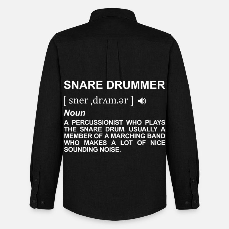 Trommelspieler Definition - Männer Oxford Hemd von Stanley/Stella - Schwarz