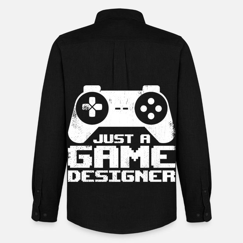 Game Designer - Männer Oxford Hemd von Stanley/Stella - Schwarz