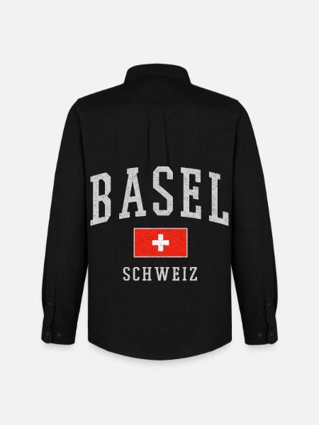 Basel - Men's Oxford Shirt by Stanley/Stella - black