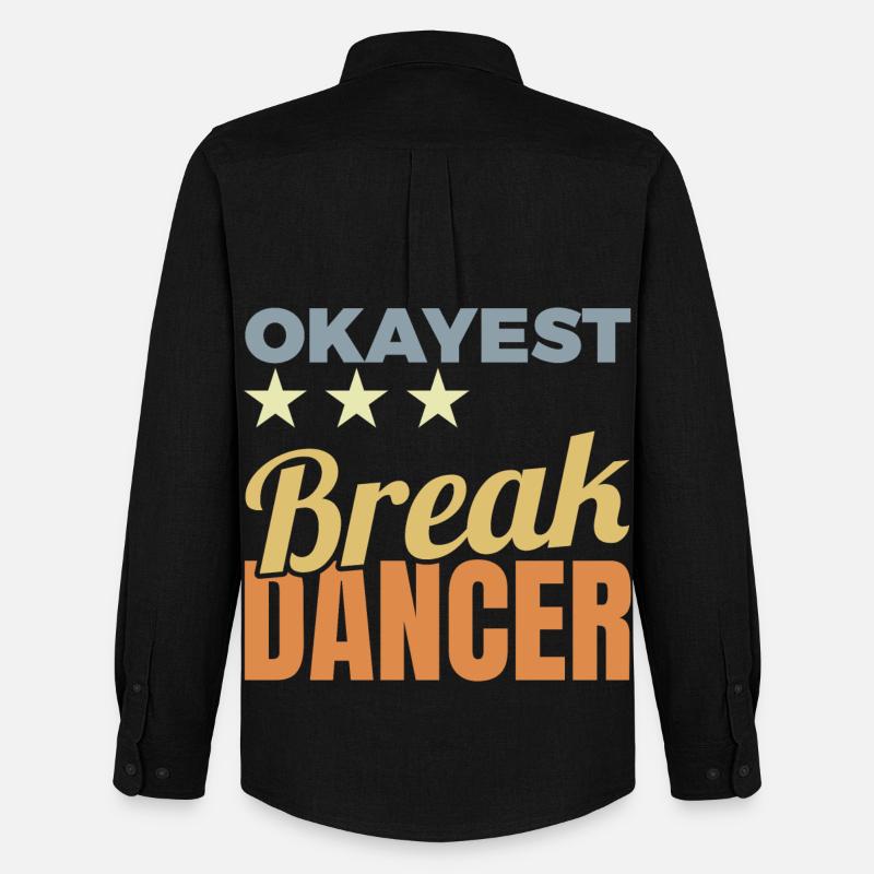 Durchschnittlicher Breakdancer - Männer Oxford Hemd von Stanley/Stella - Schwarz