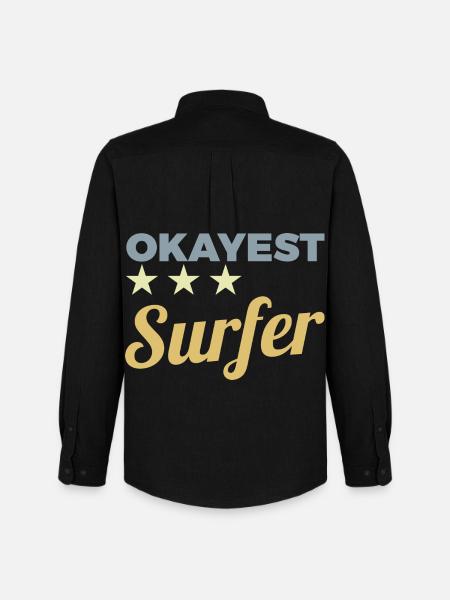 Average surfer - Men's Oxford Shirt by Stanley/Stella - black