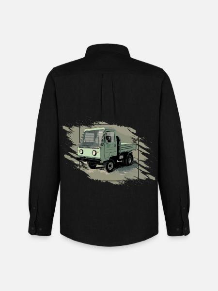 MULTICAR M24 GDR Truck - Men's Oxford Shirt by Stanley/Stella - black