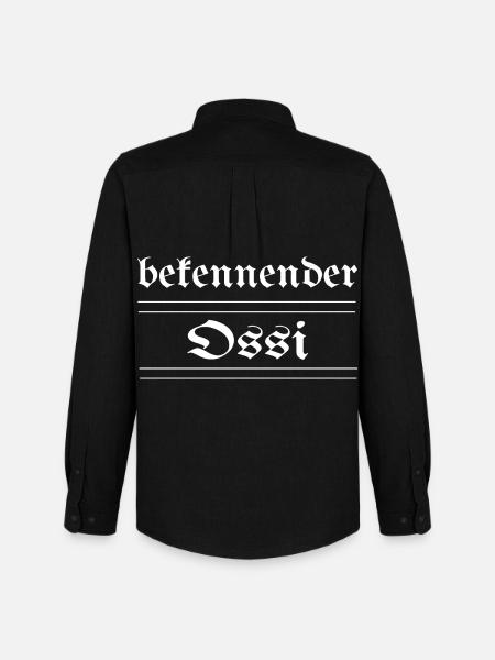 bekennender Ossi - Männer Oxford Hemd von Stanley/Stella - Schwarz